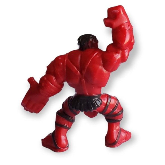 Marvel 500 Micro Series 3 Incredible HULK Marvel Superhero Red Figure RARE - Picture 3 of 6